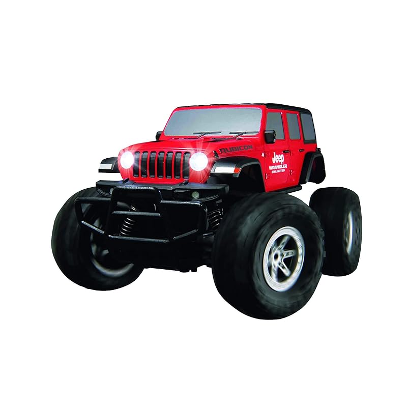 

josen dirt max 1/18 scale radio control jeep wrangler Rubicon JRVT082-RD