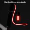 Bicycle Tail Light Waterproof 3 Modes Adjustable USB Rechargeable Universal MTB Road Mountain Bike Night Riding Safety Warning Rear Lamp