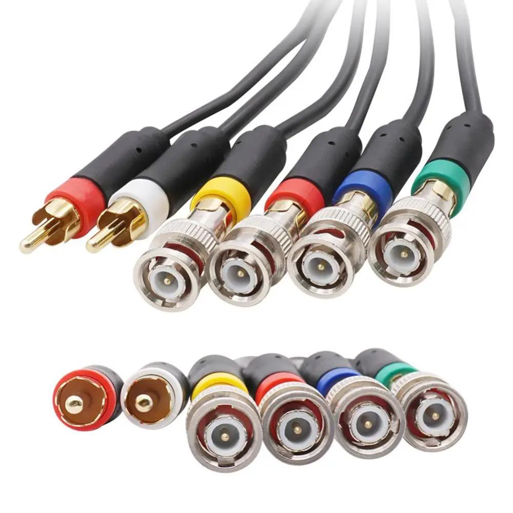 RGB/RGBS Cable for N64 64 SNES NGC Video Consoles Composite Cable with Strong Stability