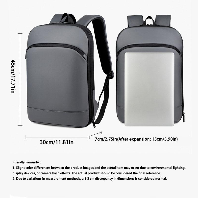 15.6-Inch Minimalist Unisex Business Laptop Backpack, Spacious Men'S Casual Backpack, Lightweight And Convenient Commuter Bag