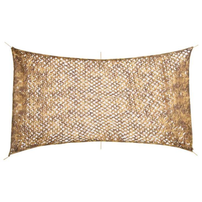 Filet de camouflage avec sac de rangement 506x279 cm sable