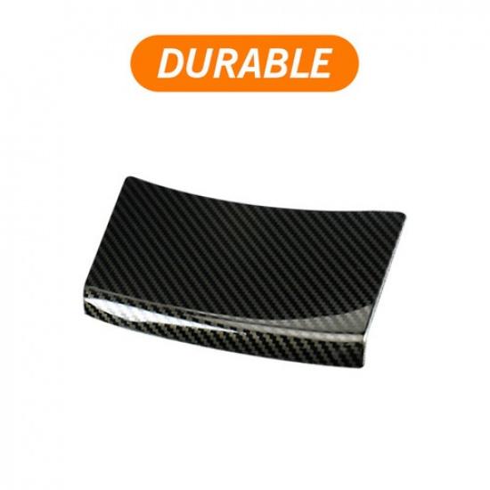 For Honda Civic 2016-2017 Interior Central Armrest Box Panel Carbon Fiber Black