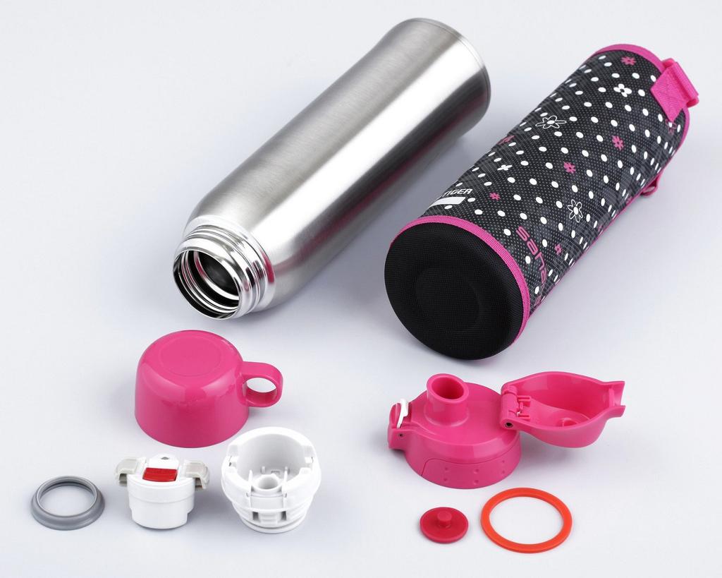 Tiger Sahara 2-Way Sports Water Bottle, Pink, 1L, MBO-D100-P