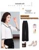 Women's Chiffon Trumpet Sleeve Doll Collar Shirt - Summer Mid-Sleeve Korean Style