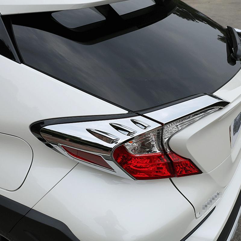 For Toyota C-HR CHR 2017- Rear Tail Light Eyelid Eyebrow Stripes Cover Trim Exterior Car Accessories