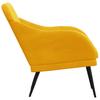 Yellow Armchair 63 x 76 x 80 cm Velvet
