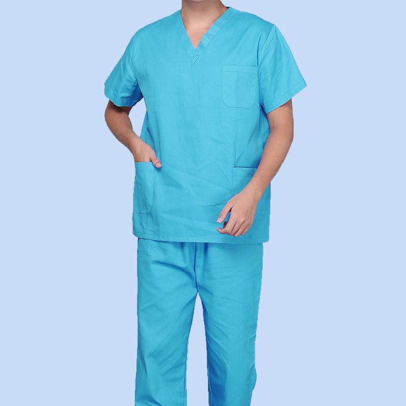 Hot Multi-color Pharmacy Pet Hospital Nurse Uniforms Scrubs Tops and Pants Dentistry Spa Uniforms Medical Scrubs Uniforms