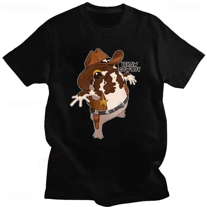 Fashion Desert Rain Frog Fat Frog Cute Print Tshirt Funny Cute Top Kawaii Casual Street Loose Women TShirt Clothing