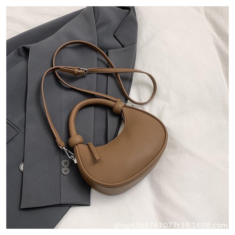2025 new niche design light luxury bag women's Sen Meng trendy fashion sense underarm bag shoulder messenger bag