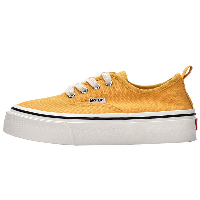Spring New Platform Canvas Shoes Versatile Low-top Board Shoes 1716 New Color