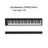 Portable 61-Key Foldable Electronic Piano Keyboard for Beginners and Adults