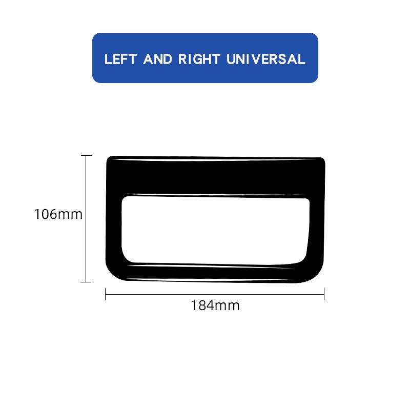 For Mazda 3 Axela 2020 2021 2022 2023 2024 Air Outlet Door Panel Trim Sticker Decoration Car Accessories