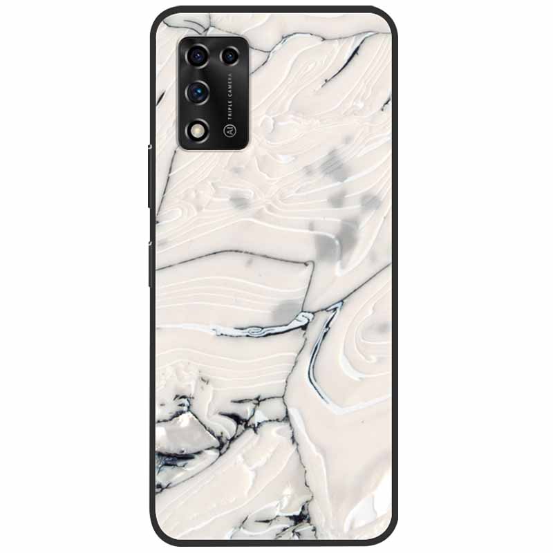 For ZTE Libero 5G II Case Marble Soft Silicone Protective Back Covers for ZTE Libero 5G III A202ZT 2022 5GIII Flower Coque TPU