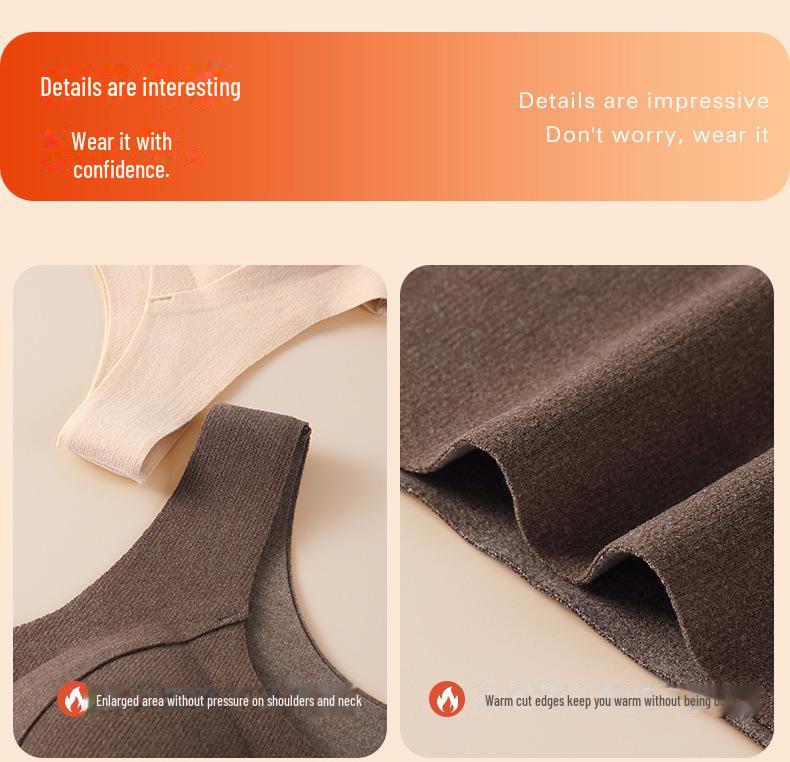 Damen Beheizte Kaschmirseide Antibakterielle Thermoweste