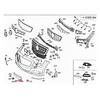 Mercedes-Benz W218 Front License Plate Holder