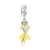 WOSTU 925 Sterling Silver Animal Charms Giraffe Zebra Unicorn Beads for Women Fit Original Bracelets Necklace DIY Jewelry Making