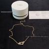 Fred Limited Ruby Horseshoe Clasp Necklace: 18K Gold Luxury Gift for Girlfriend