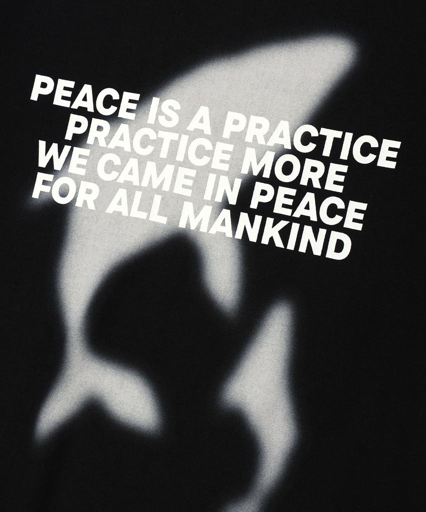 IEY Peace Whale Long Sleeve Black