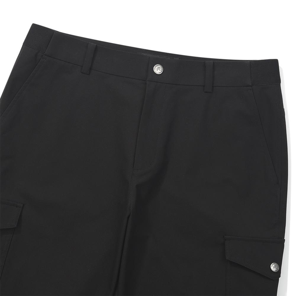 MALBON GOLF Semi-Wide Cargo Pants Black (Man)