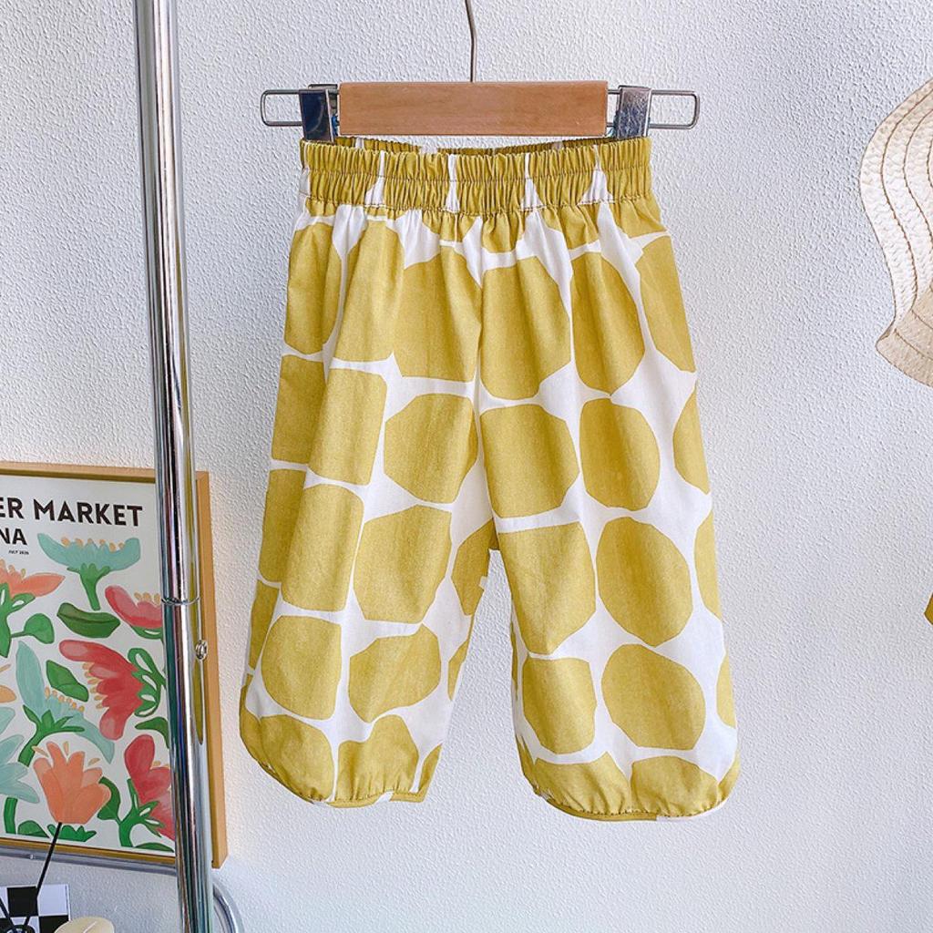 Korean Style Polka Dot Baby Girl Vest & Lantern Pants Set with Hat