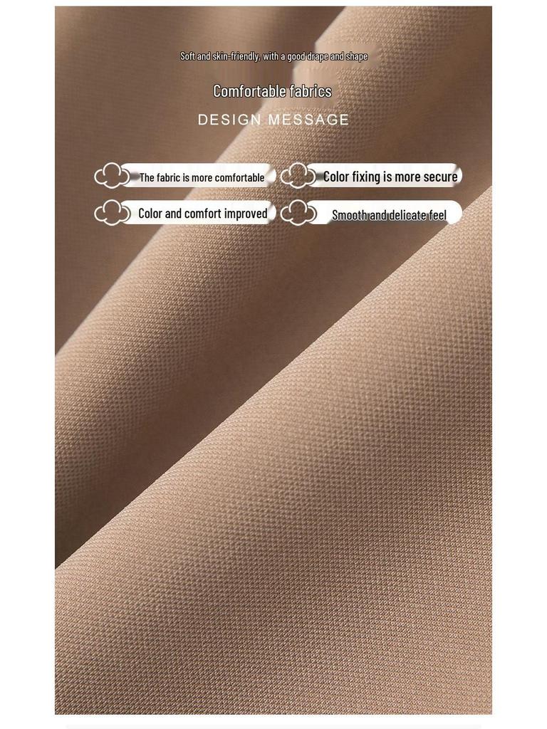 Spring & Autumn Casual Elastic Waist Pants for Middle-Aged Women - Solid Color, Comfortable, Leg-Lengthening Design