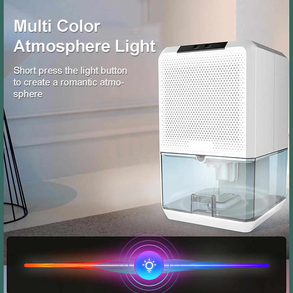 1500ML Air Dehumidifier Ultra Quiet Moisture Absorbing Air Dryer for Wardrobe Home Use Electric Mini Semiconductor Dehumidifier
