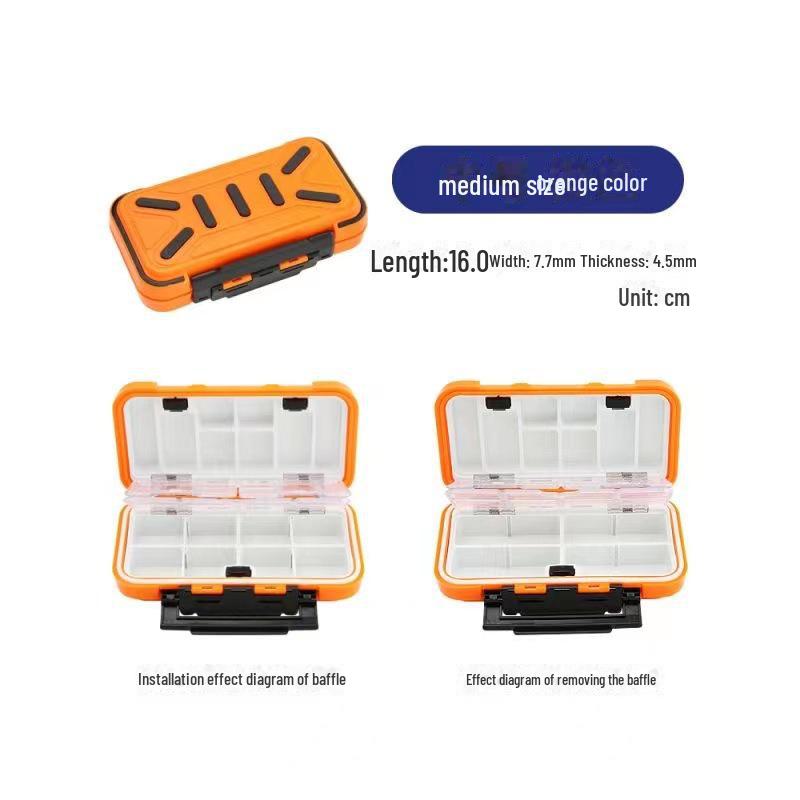 Waterproof Multi-use Storage Box for Fishing, Jewelry, and Accessories
