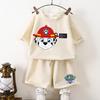 Paw Patrols Series Shorts Set Summer Cartoon Short Sleeve  for Boy Casual Tracksuit Birthday Gifts