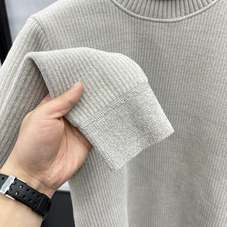 Men's Autumn/Winter Trendy Thickened Lapel Knitwear Top