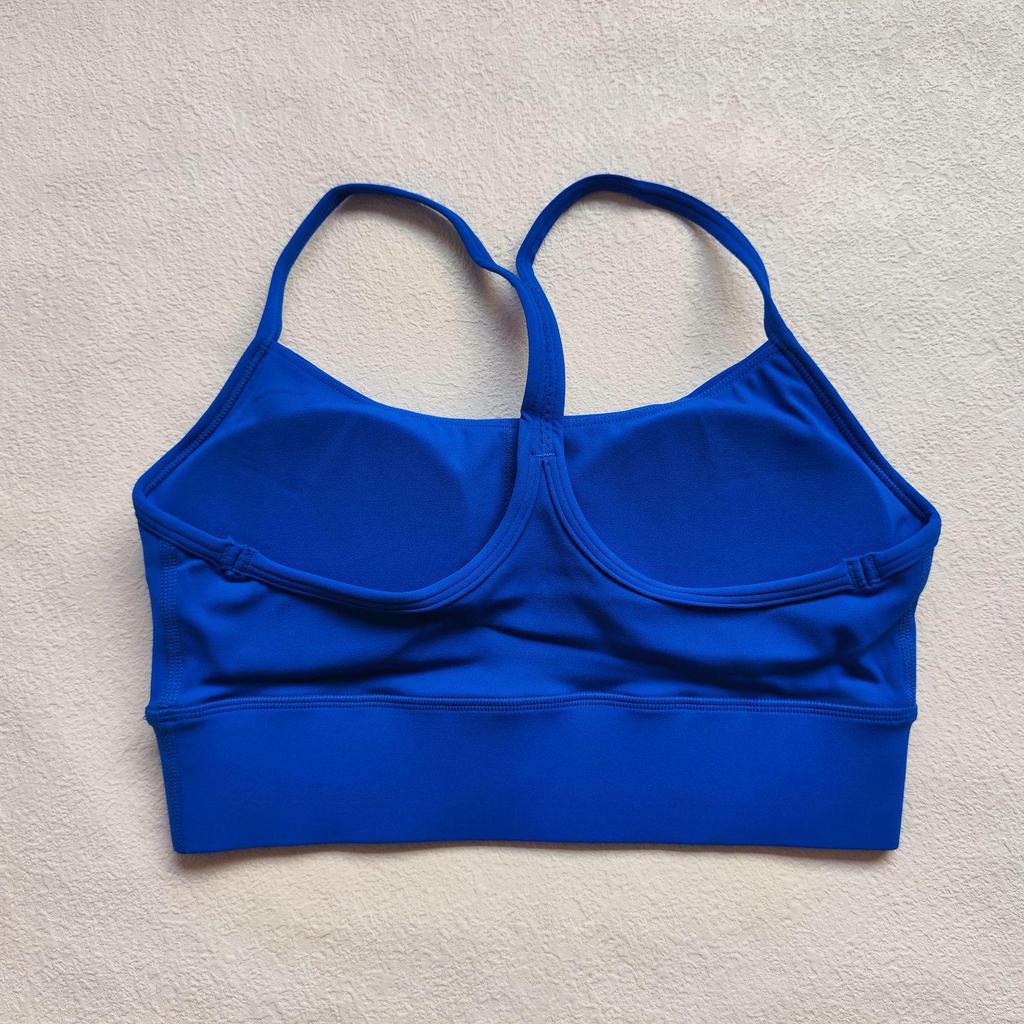 LULU Nude Y-Back Sport-BH – Reine Farbe, Westen-Stil für Outdoor-Fitness und Yoga