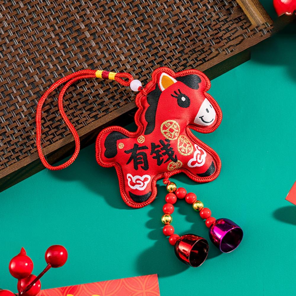 Embroidery Zodiac Mascot Pendant Blessing Car Hanging Pendant Horse Incense Bag Spring Festival