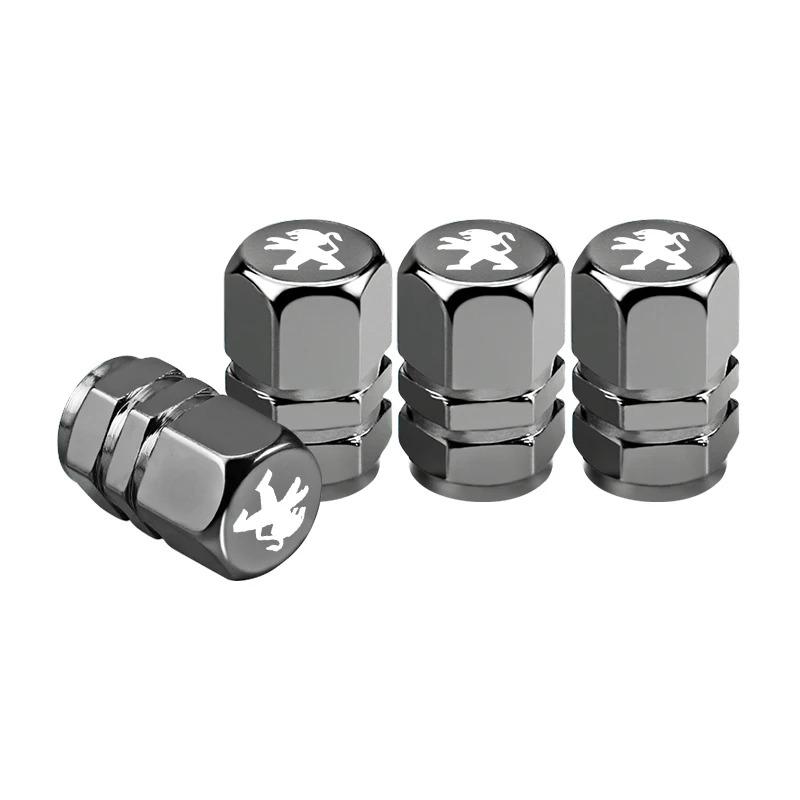 Peugeot Car Wheel Tire Valve Stem Cover Dustproof Cap Accessories For Peugeot 308 3008 207 208 407 4008 408 508 2008 5008 301