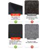 Outdoor Storage Shed Floor Mat Waterproof Felt Mat Non-Slip Shed Flooring Mat for Patio Furniture Carport Flooring Protects from Oil Dust Wear