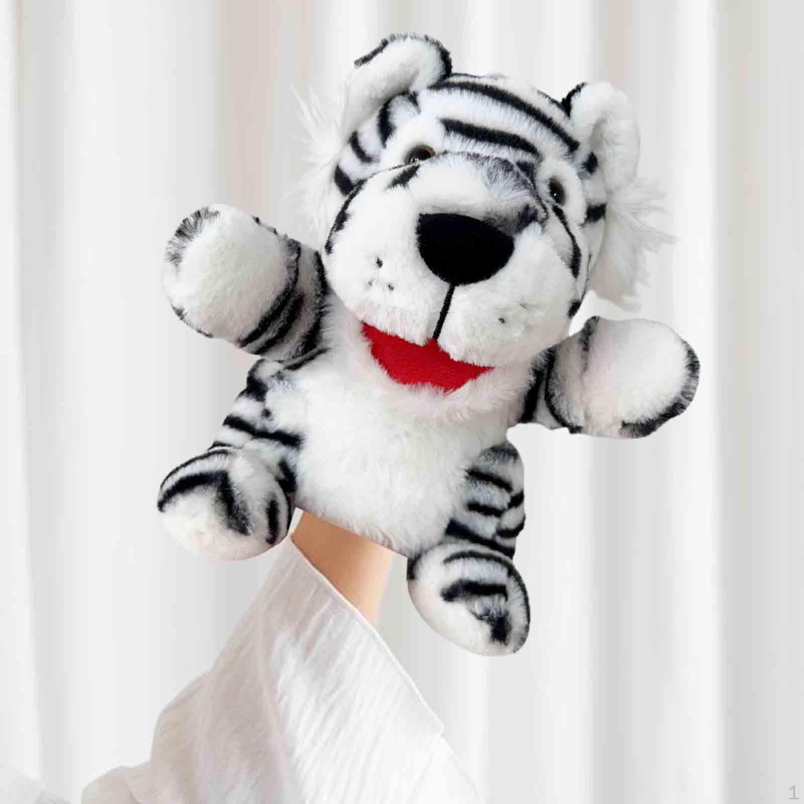 Животное палец марионетка плюшевая рука творческая мягкая игрушка голова перчатки — фото 10