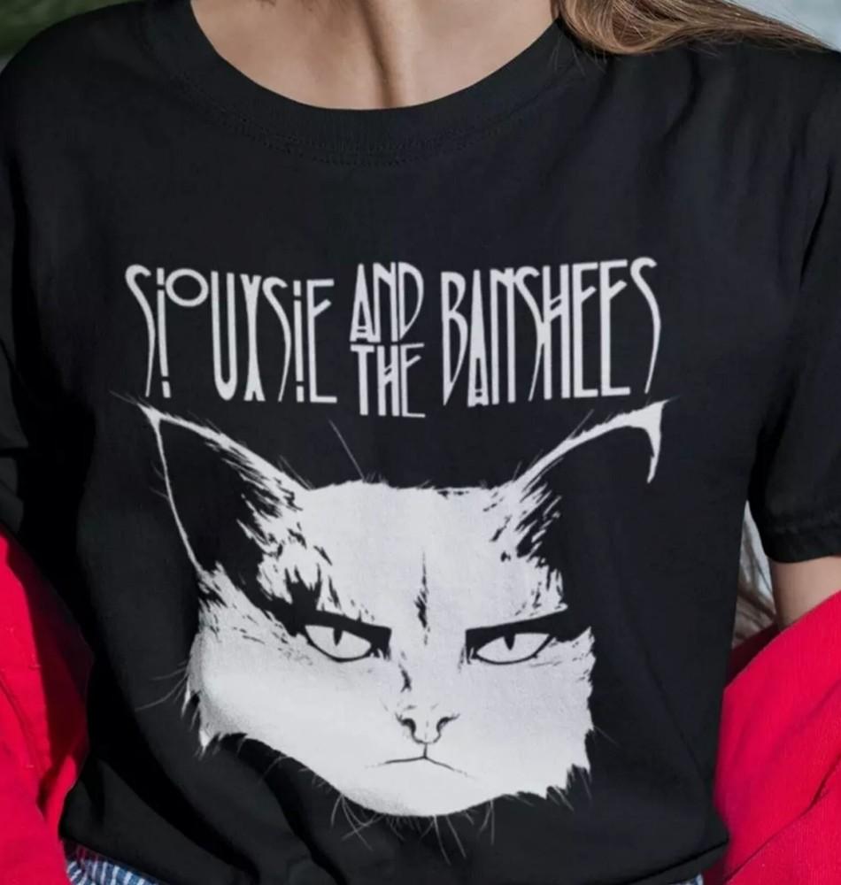 

Черная футболка с коротким рукавом группы Siouxsie and the Banshees S