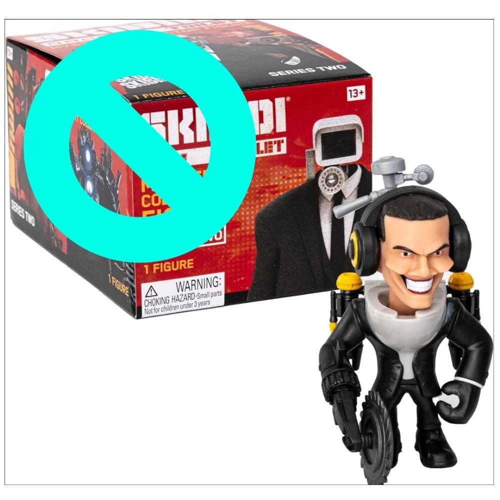 

Скібіді іграшкова фігурка туалет мерч офіційно ліцензована дитяча екшн пластикова фігурка іграшка сюрприз титан Делюкс 6 дюймів Планжермен