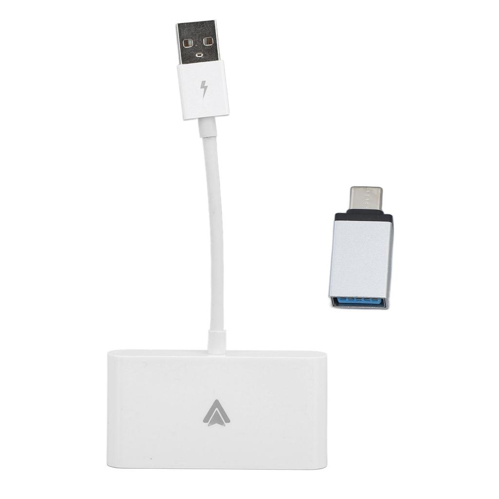 Wireless Car Adapter Compact Portable USB Type C Wireless Plug in Car Convert for Android Auto