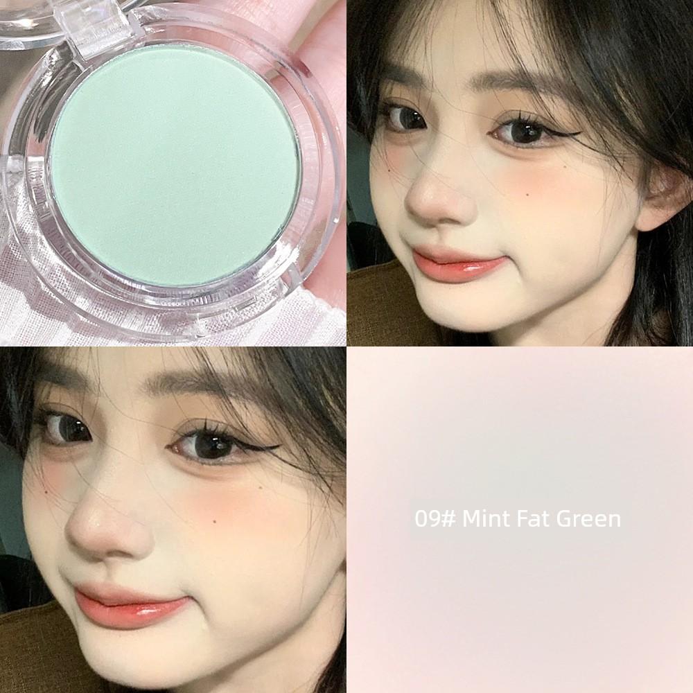 Single-Color Blush Pink Matte Youthful Girl Makeup Natural Blending Low Saturation Expansion Color Nude Blush Rouge