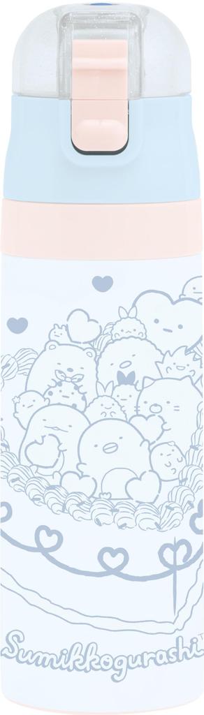 Sumikkogurashi Stainless Steel Bottle with H230 x 75mm San-X Cover, KA32901,