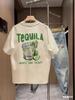 2026 Summer Unisexs T Shirt Skin Friendly Breathable Fabric Agave Pattern Print Versatile Item Suitable Daily Commuting