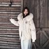 European station big fur collar coat women's autumn and winter new loose thickened winter pie overcome tooling cotton coat