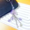 Unique Acrylic Jellyfish Keychain Phone Straps Chain Delicate Bag Purse Pendant for Phones Keys and Headphone Decoration