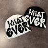 Ever Lettered What Knit Cap Unisex Cold Weather Outdoor Sport Daily Wear Travel