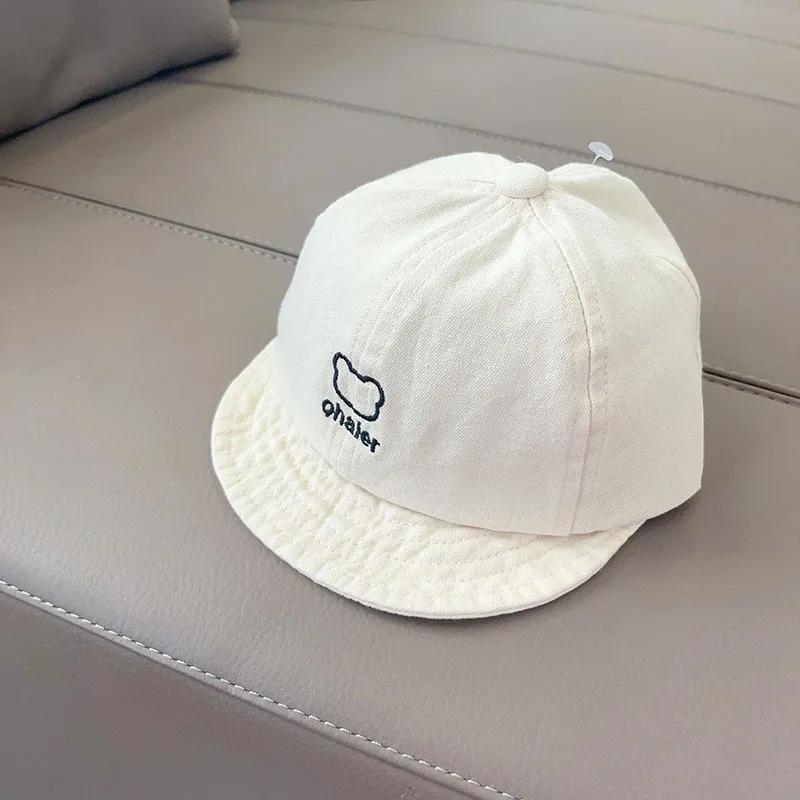 1 Piece Toddler Boy Baseball Cap Korean Fashion Simplicity Style Peak Cap for Little Boy Spring Summer Travel Sunshade Hat