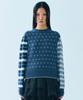TUOMIO Star Knit Pullover [Dusty Blue]