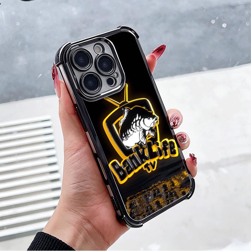 Nash Fishing Fish Mark Plating Phone Case For Xiaomi Poco X5 X6 X7 X8 Pro Max F8 Ultra F7 M8 M7 M5S Redmi 15C 15 14C 13C 13 X3 1