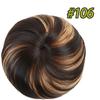 Synthetic Donut Roller Elastic Blonde Bun Hair Chignon Synthetic Donut Roller Hairpieces Heat Resistant Hair