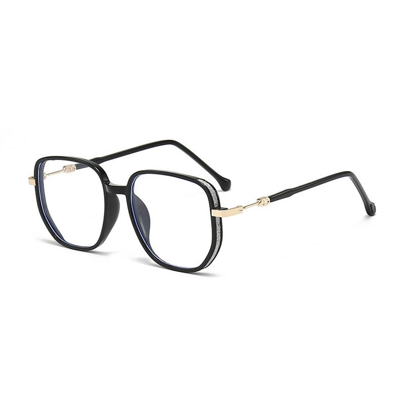 

Metal Square-framed Glasses Women Men Exquisite Fashion Eyewear Party Travel Female Male Clear Anti Radiation Filter Glasses