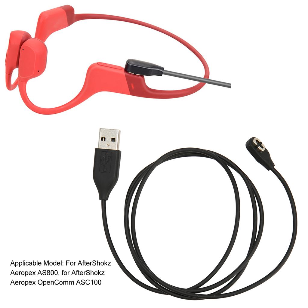   Headset Charging Cable TPE USB Earphone   Cord for Aeropex AS800 Replacement