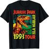 Jurassic Park Isla Nublar 1993 Tour Poster T-Shirt